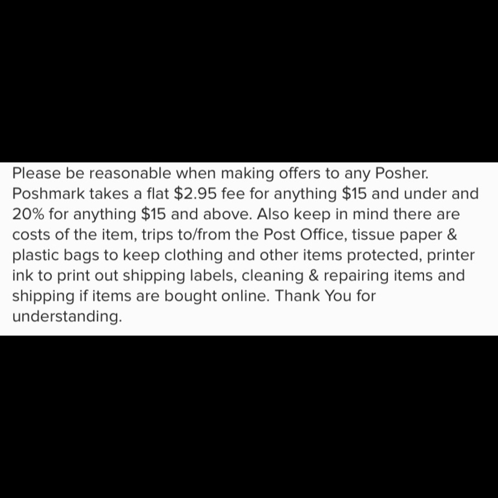 POSHMARK GUIDELINES - Picture 2 of 2